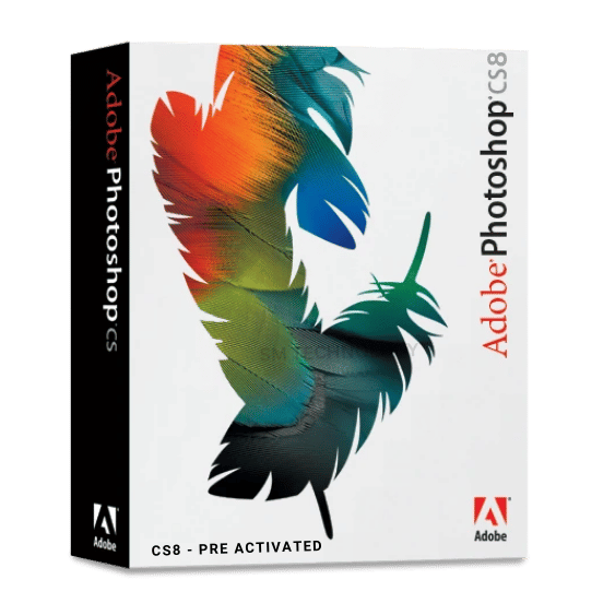 Black and White Simple Modern Thunder Lightning Bolt Logo (1) Adobe Photoshop CS8 -Lifetime - Image 1