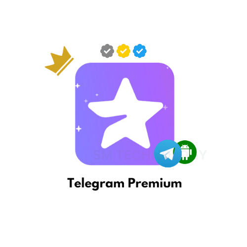 Black and White Simple Modern Thunder Lightning Bolt Logo (16) Telegram Premium - (1 Year) - Image 1