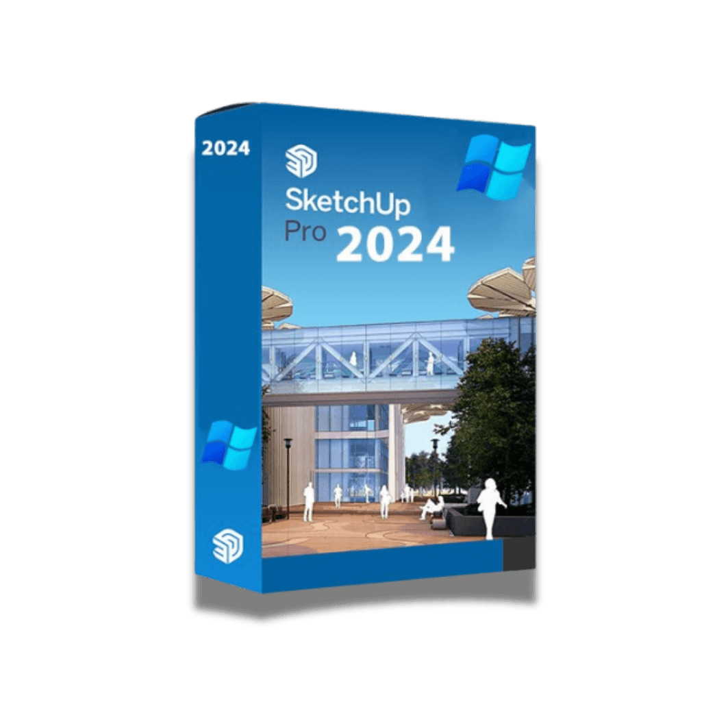 Black and White Simple Modern Thunder Lightning Bolt Logo SketchUp Pro 2024 - Lifetime Pre-Activated - Image 1