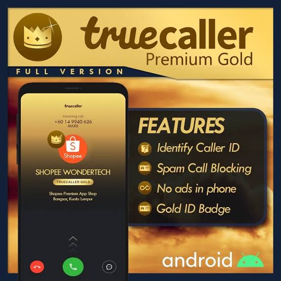 IMG_3357 True Caller Premium Gold App - 3 Years - Image 1