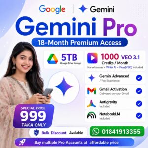 GOOGLE AI GEMINI PRO 18 Months